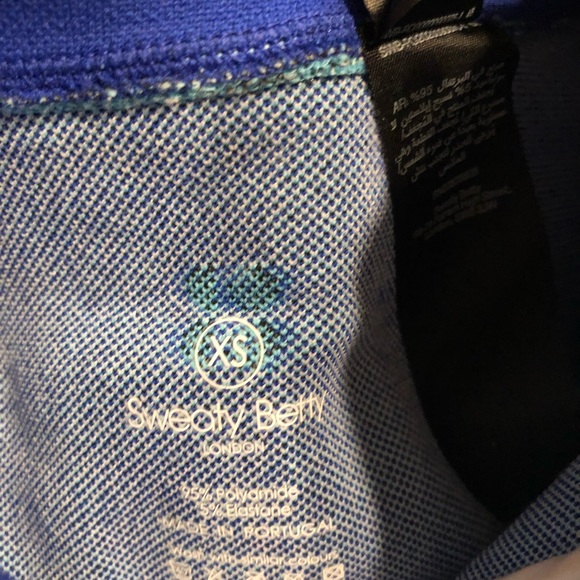 Sweaty Betty Blue mountain base layer top XS Nwot - Picture 3 of 3